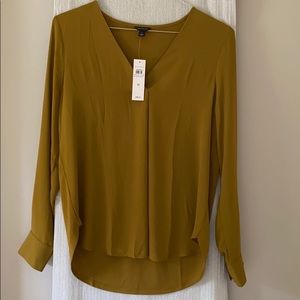 Ann Taylor blouse, ocher color, Medium